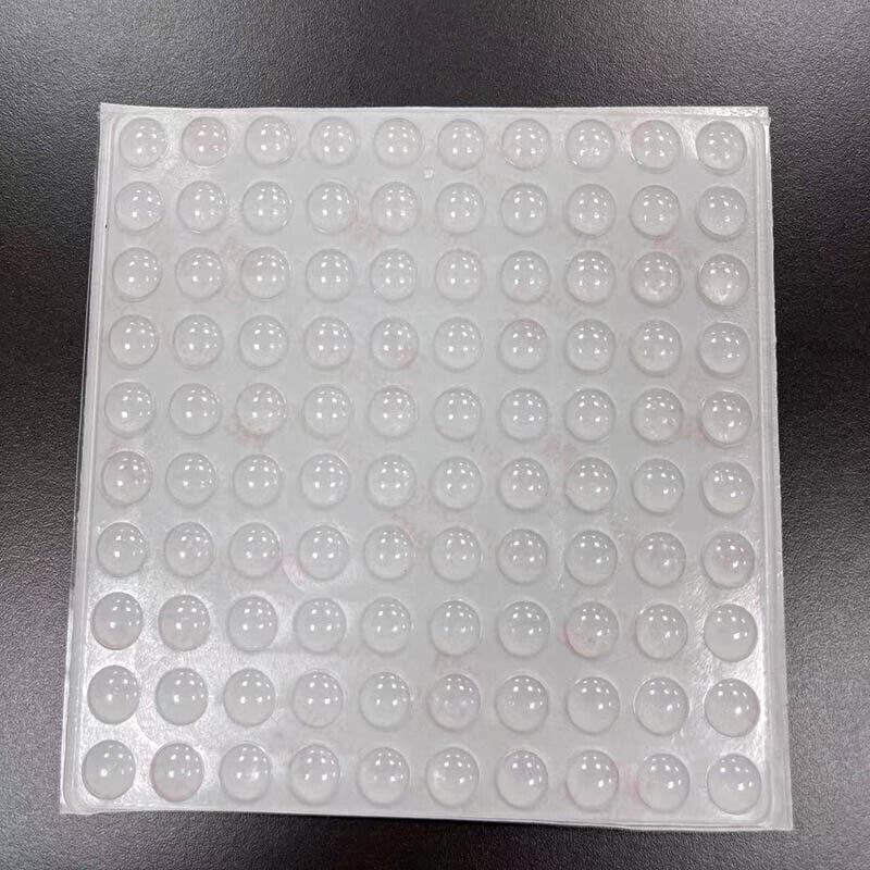 100PCS Clear Silicone Bumper Pads Self Adhesive Door Drawer Cabinet Furniture Stopper - 100PCS-10*2mm V528-9360101031770