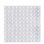 100PCS Clear Silicone Bumper Pads Self Adhesive Door Drawer Cabinet Furniture Stopper - 100PCS-10*2mm V528-9360101031770