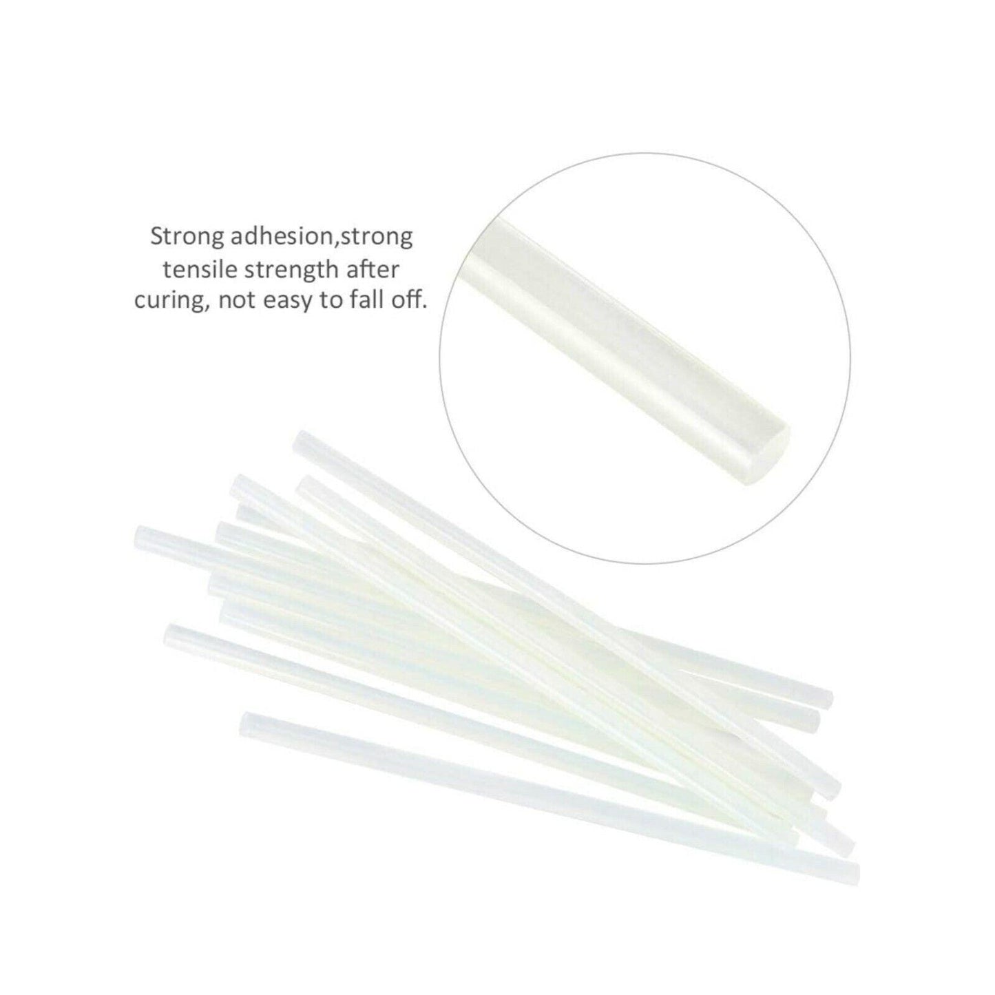 Clear Hot Melt Glue Sticks Adhesive Craft Stick for DIY Glue Tool 7mm 11mm - 11mm x 100mm 10pcs V528-9360101033989