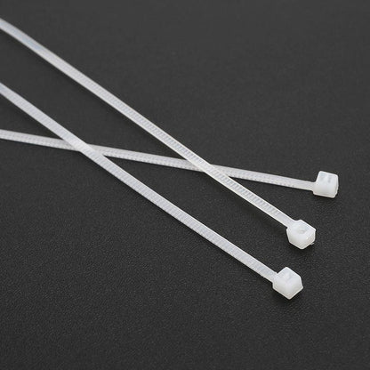 250-1000X Cable Ties Zip Ties Nylon Uv Stabilised Bulk White Clear Cable Tie - 4*200mm 500 PCS V528-9360101039462