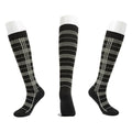 L/XL Size Compression Socks Unisex Adult Nursing Travel Stocking Sport - Black Lattice V528-9360101039998