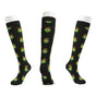 L/XL Size Compression Socks Unisex Adult Nursing Travel Stocking Sport - Black Lemon V528-9360101040000