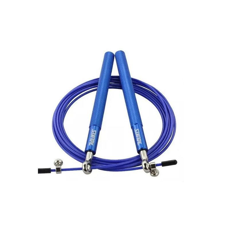 Aolikes Adjustable High Speed Steel Skipping Jump Rope Dual Bearings Gym Boxing - Black V528-9360101047702