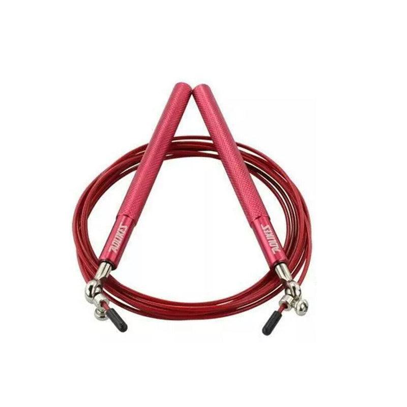 Aolikes Adjustable High Speed Steel Skipping Jump Rope Dual Bearings Gym Boxing - Silver V528-9360101047733