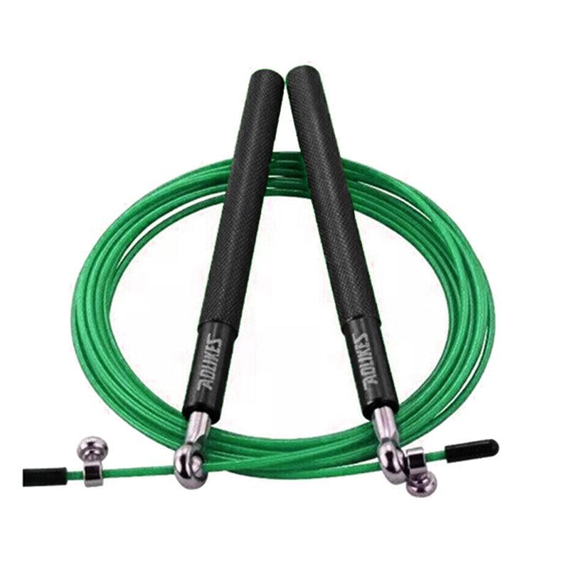 Aolikes Adjustable High Speed Steel Skipping Jump Rope Dual Bearings Gym Boxing - Silver V528-9360101047733