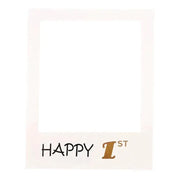 1Th 18Th-60Th Photo Booth Props Picture Frame Wedding Birthday Party Decoration - Happy 1ST V528-9360101049850