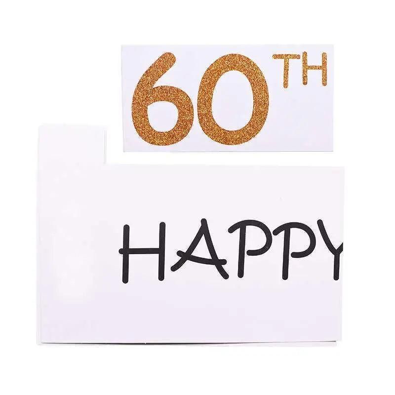 1Th 18Th-60Th Photo Booth Props Picture Frame Wedding Birthday Party Decoration - Happy 1ST V528-9360101049850
