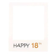 1Th 18Th-60Th Photo Booth Props Picture Frame Wedding Birthday Party Decoration - Happy 18TH V528-9360101049874