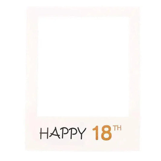 1Th 18Th-60Th Photo Booth Props Picture Frame Wedding Birthday Party Decoration - Happy 18TH V528-9360101049874