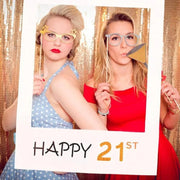 1Th 18Th-60Th Photo Booth Props Picture Frame Wedding Birthday Party Decoration - Happy 30TH V528-9360101049898