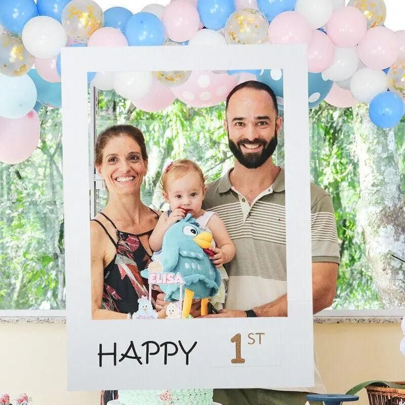 1Th 18Th-60Th Photo Booth Props Picture Frame Wedding Birthday Party Decoration - Happy 40TH V528-9360101049904