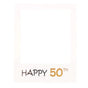1Th 18Th-60Th Photo Booth Props Picture Frame Wedding Birthday Party Decoration - Happy 50TH V528-9360101049911
