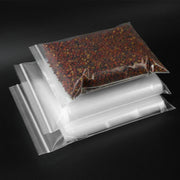 100PCS 100micron Bulk Clear Resealable PE Plastic Zip Bags - 5*7CM V528-9360101050948