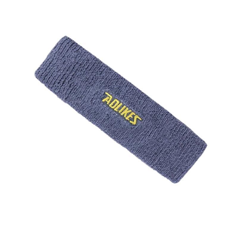 Aolikes Headbands Sweatband Cotton Hair Gym Yoga Stretch Sport Sweat Band - Grey V528-9360101054601
