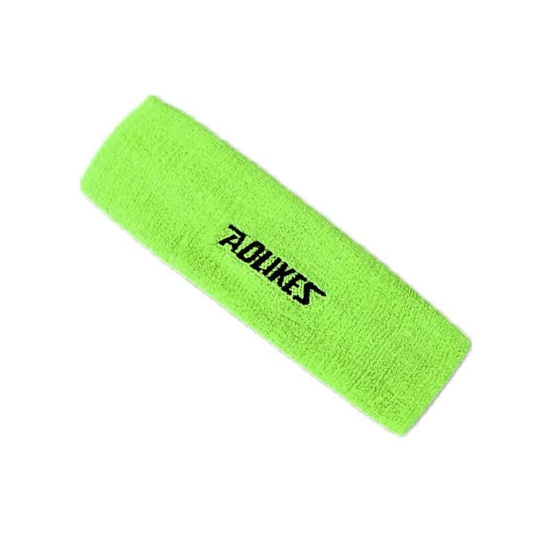Aolikes Headbands Sweatband Cotton Hair Gym Yoga Stretch Sport Sweat Band - Green V528-9360101054618