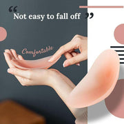 2Pcs Soft Anti-Slip Invisible Shoulder Pads Naturally Increased Silicone /Sponge - Beige (Silicone) V528-9360101055622