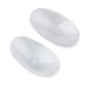 2Pcs Soft Anti-Slip Invisible Shoulder Pads Naturally Increased Silicone /Sponge - Clear (Silisone) V528-9360101055639