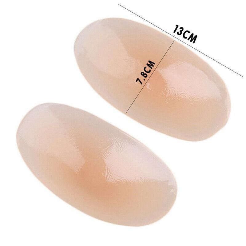 2Pcs Soft Anti-Slip Invisible Shoulder Pads Naturally Increased Silicone /Sponge - Clear (Silisone) V528-9360101055639