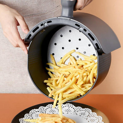 100Pcs 7/8/9 Non-Stick Air Fryer Parchment Liners - 18CM V528-9360101056292