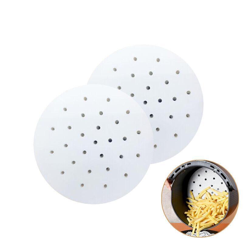 100Pcs 7/8/9 Non-Stick Air Fryer Parchment Liners - 18CM V528-9360101056292