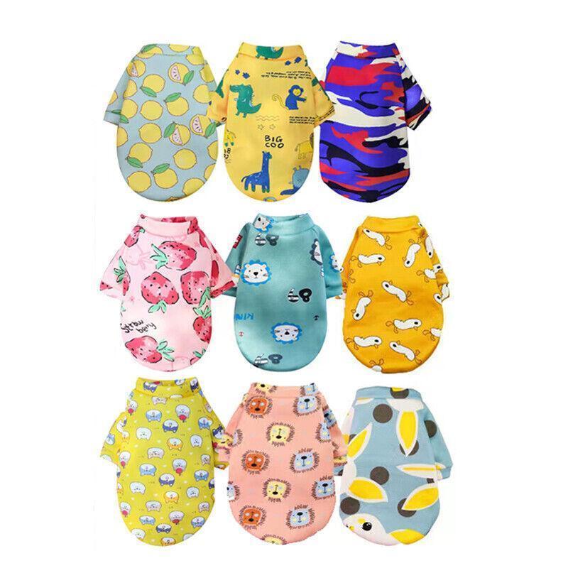 XS Cute Pet Dog Warm Jumper Sweater Clothes Cat Knitwear Knitted Coats Winter - Green Lemon V528-9360101058531