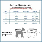 S Size Cute Pet Dog Warm Jumper Sweater Clothes Cat Knitwear Knitted Coats Winter - Blue Rabbit V528-9360101058661
