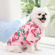 L Size Cute Pet Dog Warm Jumper Sweater Clothes Puppy Cat Knitwear Knitted Coats Winter - Blue Rabbit V528-9360101058777