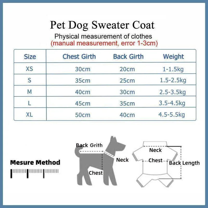 L Size Cute Pet Dog Warm Jumper Sweater Clothes Puppy Cat Knitwear Knitted Coats Winter - Pink Strawberry V528-9360101058807