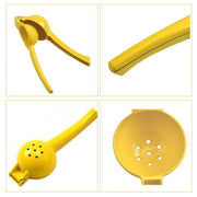 Premium Quality Metal Lemon Squeezer Handheld Juicer Presser Citrus Juice Lime - Red V528-9360101061296