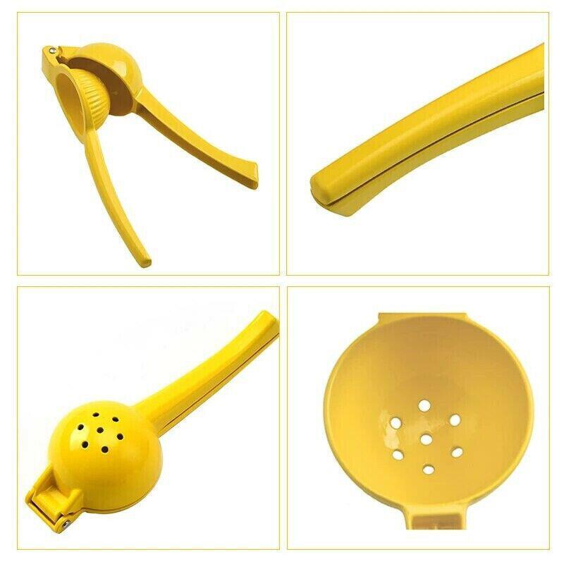 Premium Quality Metal Lemon Squeezer Handheld Juicer Presser Citrus Juice Lime - Red V528-9360101061296