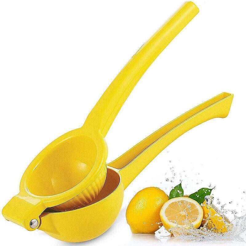 Premium Quality Metal Lemon Squeezer Handheld Juicer Presser Citrus Juice Lime - Red V528-9360101061296