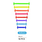 No Tie Elastic Silicone Shoe Laces 16PCS Shoelaces for Sneakers and Runners - Colours 16PCS V528-9360101063979