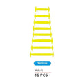 No Tie Elastic Silicone Shoe Laces 16PCS Shoelaces for Sneakers and Runners - Yellow 16PCS V528-9360101064037