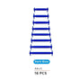 No Tie Elastic Silicone Shoe Laces 16PCS Shoelaces for Sneakers and Runners - Dark Blue 16PCS V528-9360101064099