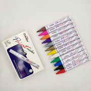 Multicolour Permanent Paint Marker Pens for Tyre Metal Glass Rubber - Green V528-9360101067564