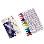 Multicolour Permanent Paint Marker Pens for Tyre Metal Glass Rubber - Silver V528-9360101067595