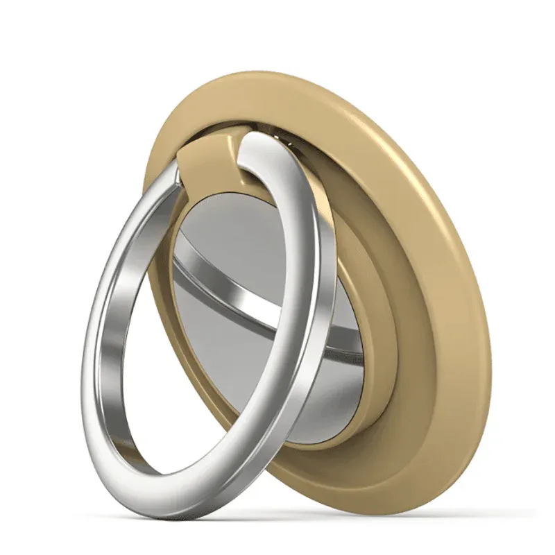 Iring Phone Ring Finger Holder Stand Car Mount Hook For Iphone Ipad Mobile Grip - A3- Gold V528-9360101067922