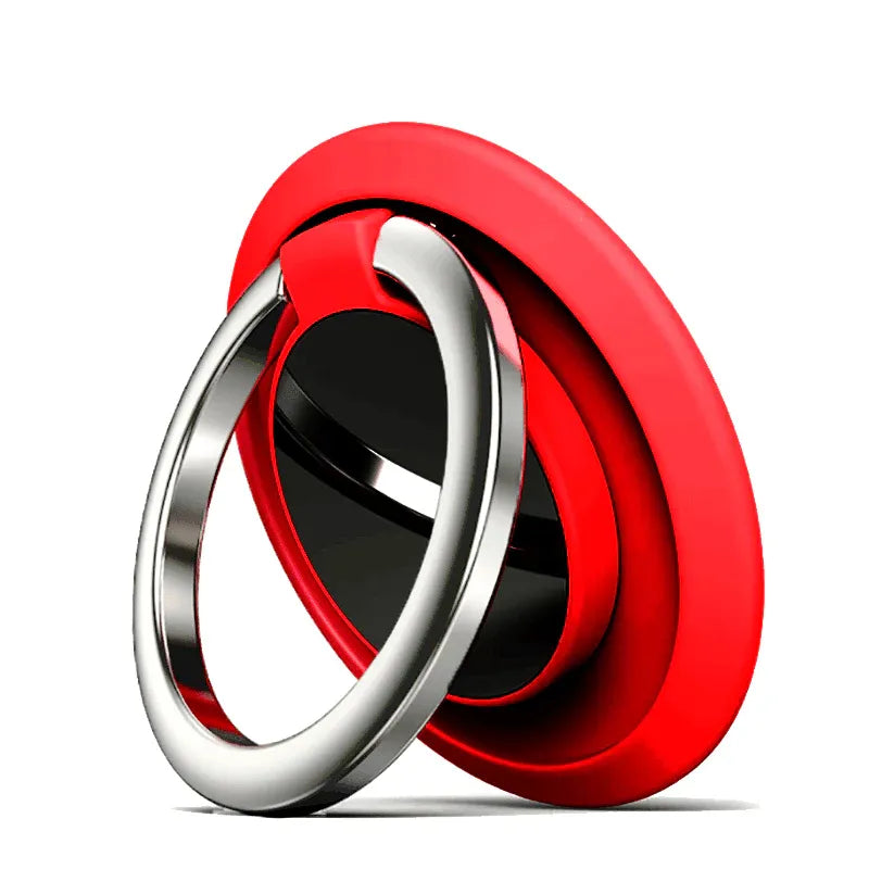 Iring Phone Ring Finger Holder Stand Car Mount Hook For Iphone Ipad Mobile Grip - A6- Red V528-9360101067953