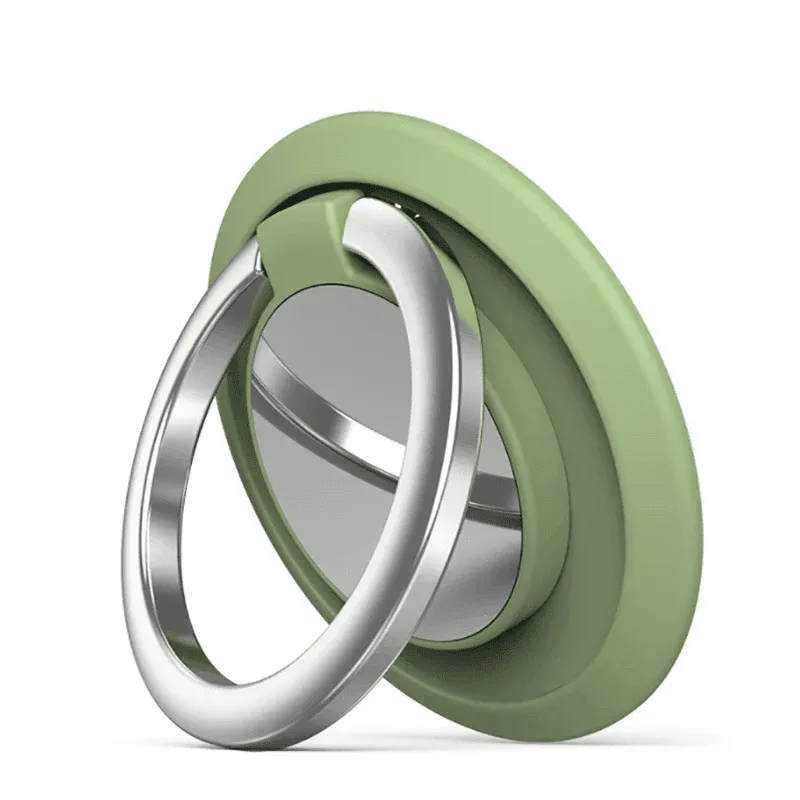 Iring Phone Ring Finger Holder Stand Car Mount Hook For Iphone Ipad Mobile Grip - A11-Matcha Green V528-9360101068004