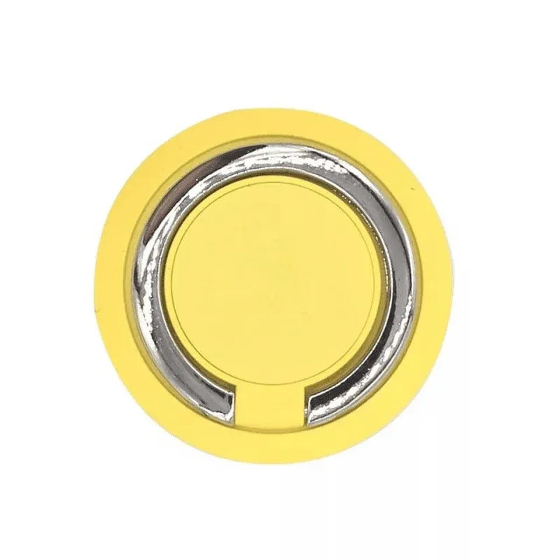 Iring Phone Ring Finger Holder Stand Car Mount Hook For Iphone Ipad Mobile Grip - B5- Yellow V528-9360101068097