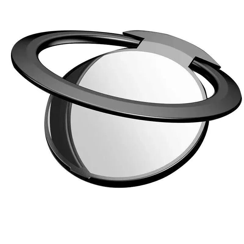 Iring Phone Ring Finger Holder Stand Car Mount Hook For Iphone Ipad Mobile Grip - D- Black V528-9360101068219
