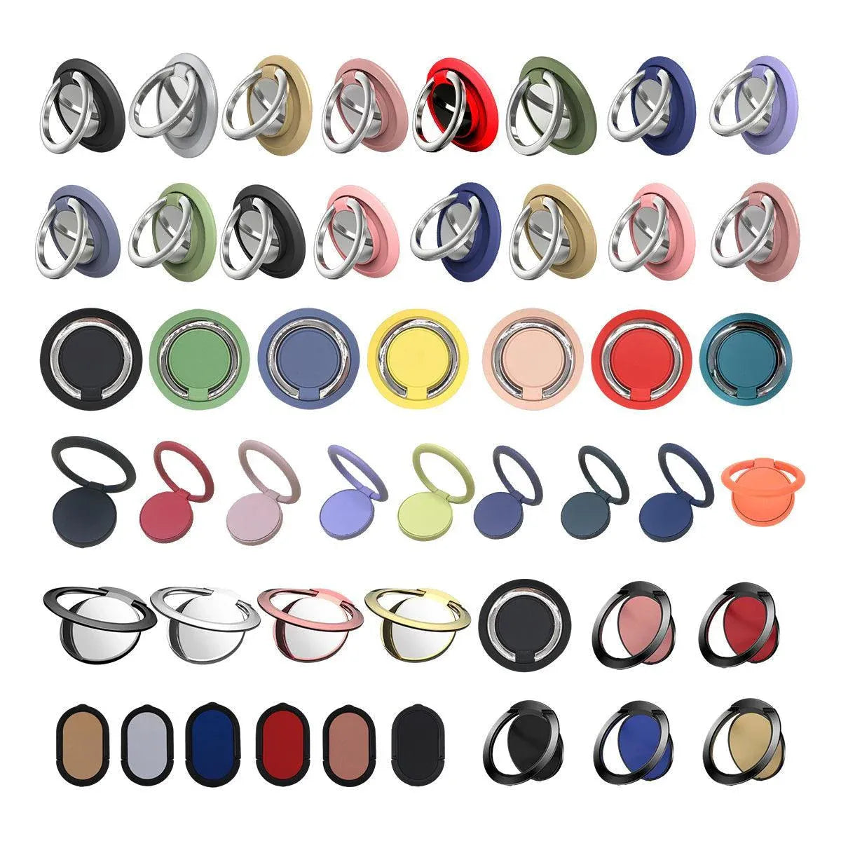 Iring Phone Ring Finger Holder Stand Car Mount Hook For Iphone Ipad Mobile Grip - F- Gold V528-9360101068318