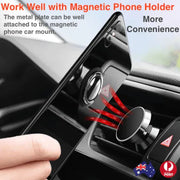 Iring Phone Ring Finger Holder Stand Car Mount Hook For Iphone Ipad Mobile Grip - F- Red V528-9360101068349