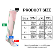 Copper Compression Socks for Running Travel Sports Anti Fatigue Support S/M Unisex - Black V528-9360101074937