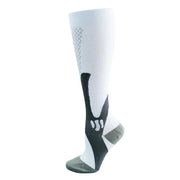 Copper Compression Socks for Running Travel Sports Anti Fatigue Support XXL Unisex - White V528-9360101075019
