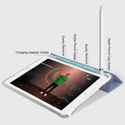 Shockproof Silicone iPad Air 3 Cover with Pencil Slot and Smart Wake - Grey V528-9360101078140