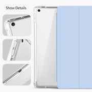 Shockproof Silicone iPad Air 4 Cover with Pencil Slot and Smart Wake - Navy V528-9360101078164