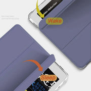 Shockproof Silicone iPad Air 4 Cover with Pencil Slot and Smart Wake - Grey V528-9360101078171