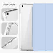 Shockproof Silicone iPad Air 4 Cover with Pencil Slot and Smart Wake - Maccha Green V528-9360101078225