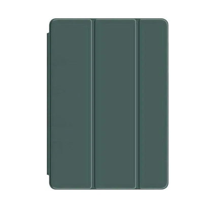 Shockproof Silicone iPad Air 4 Cover with Pencil Slot and Smart Wake - Dark Green V528-9360101078232